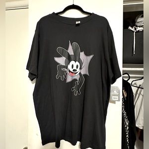 Disney Oswald Black Unisex T-shirt - D100